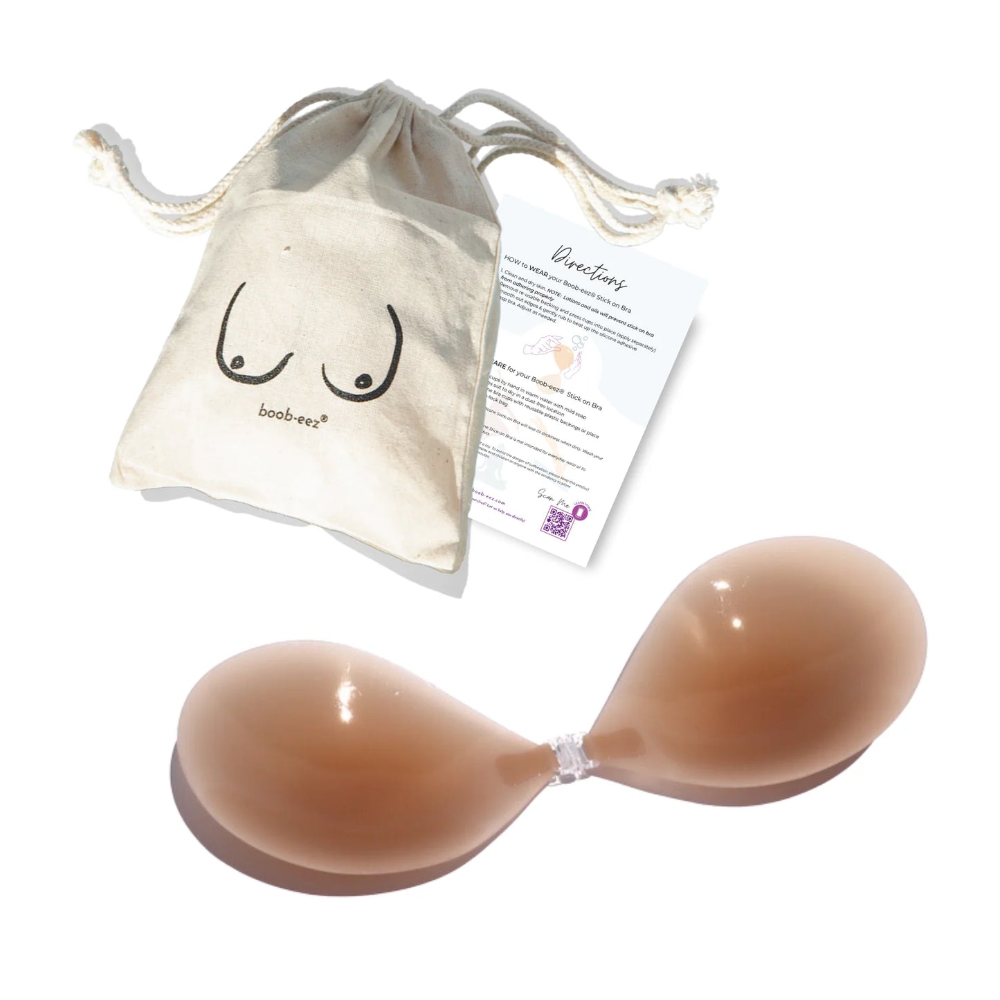 Boob-eez Seamless Stick on Bra