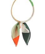 Scarf Wrapped Necklace