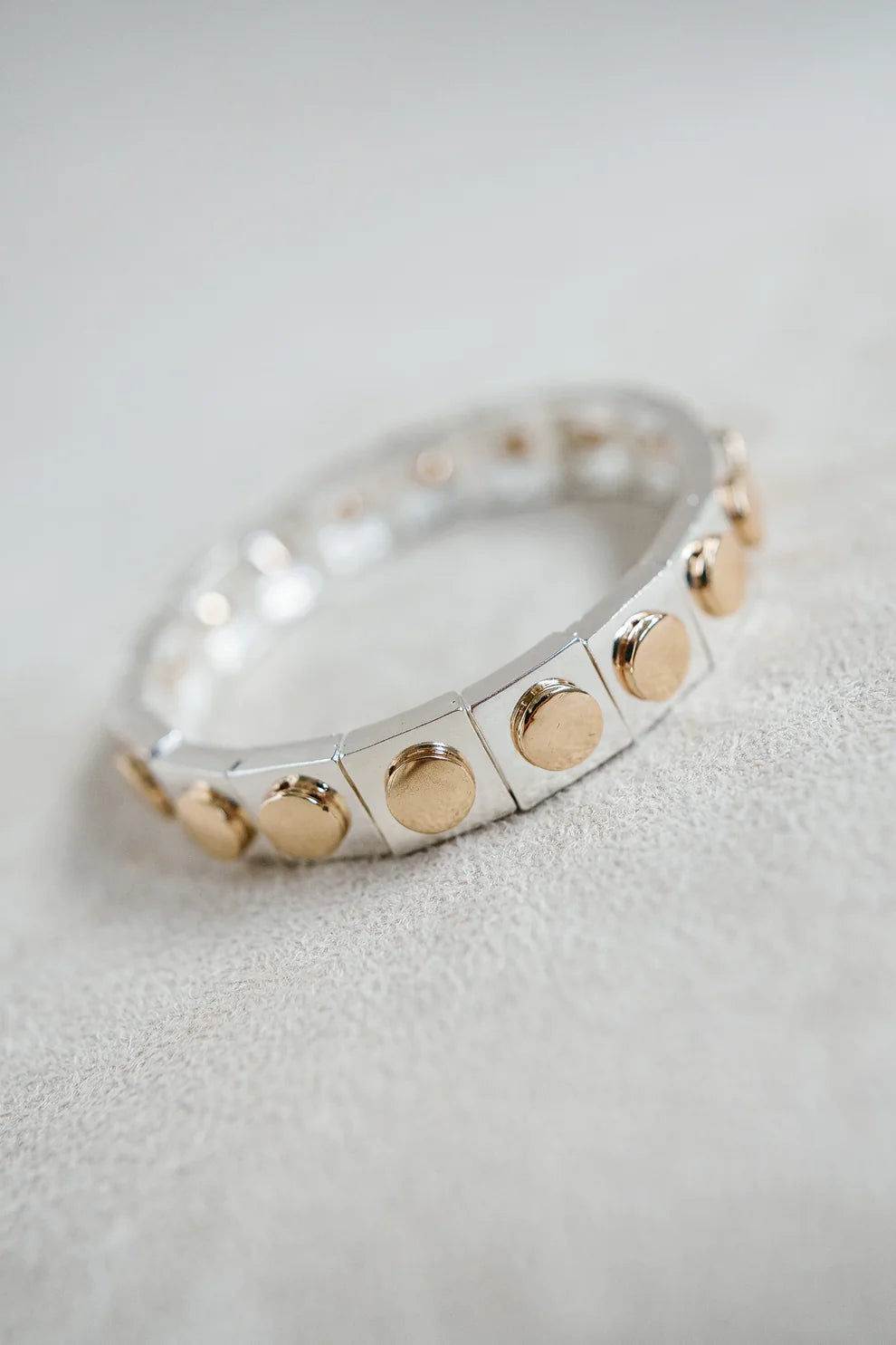 Geometric Stretch Bracelet - Multiple Colors