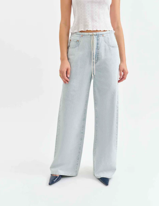 Baby Talk Drawstring Denim