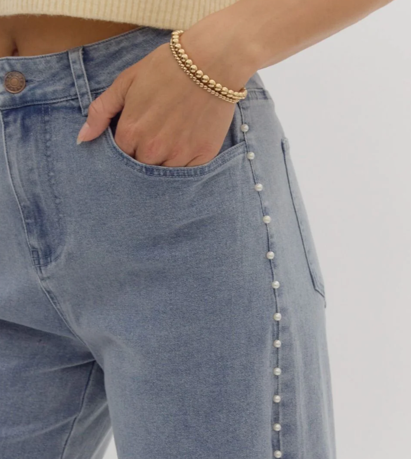 Pearl Lined Denim