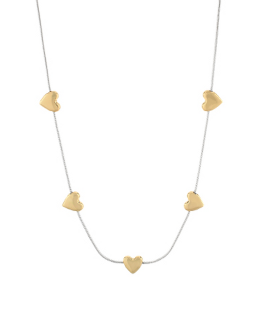 Puff Heart Necklace
