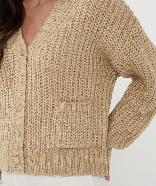 Golden Caramel Cardigan