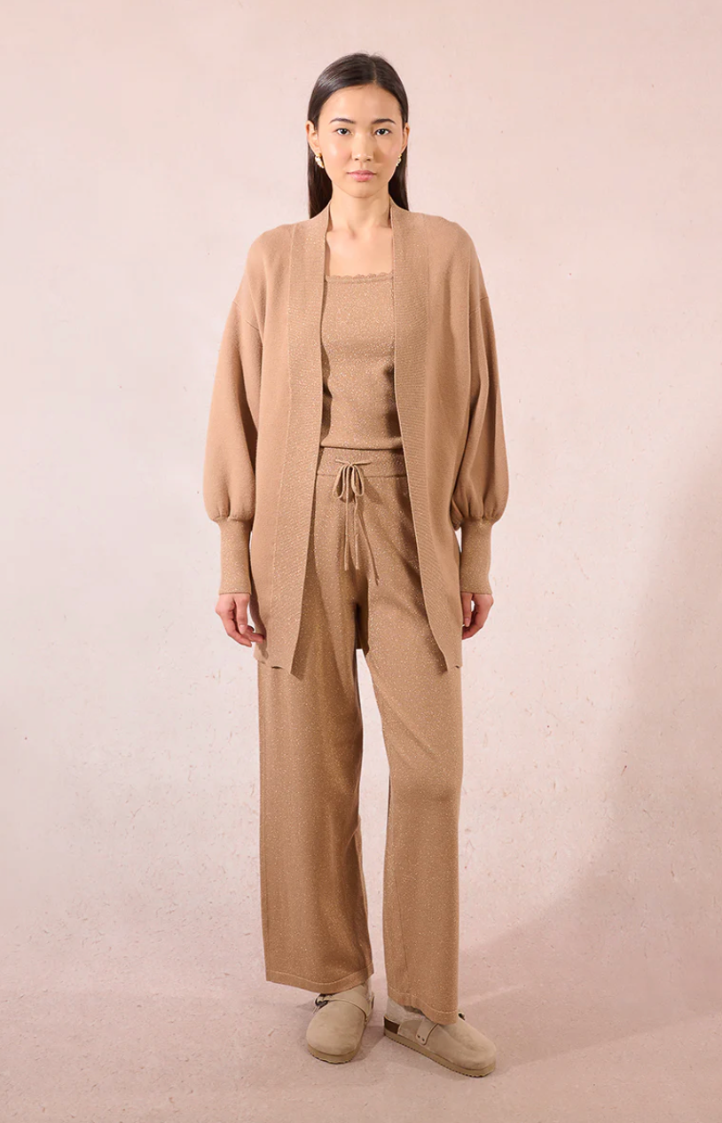 Golden Beige Cardigan