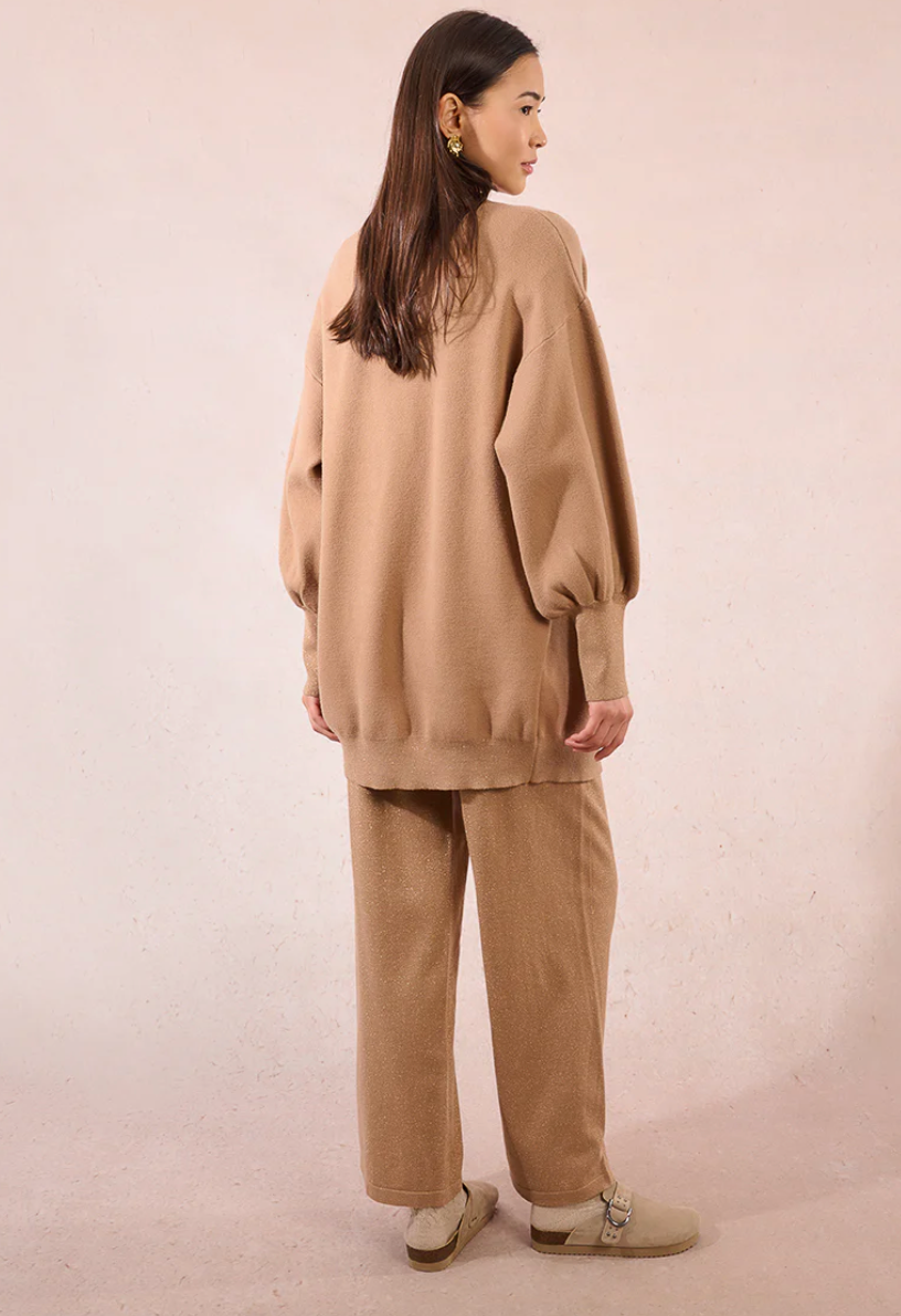 Golden Beige Cardigan