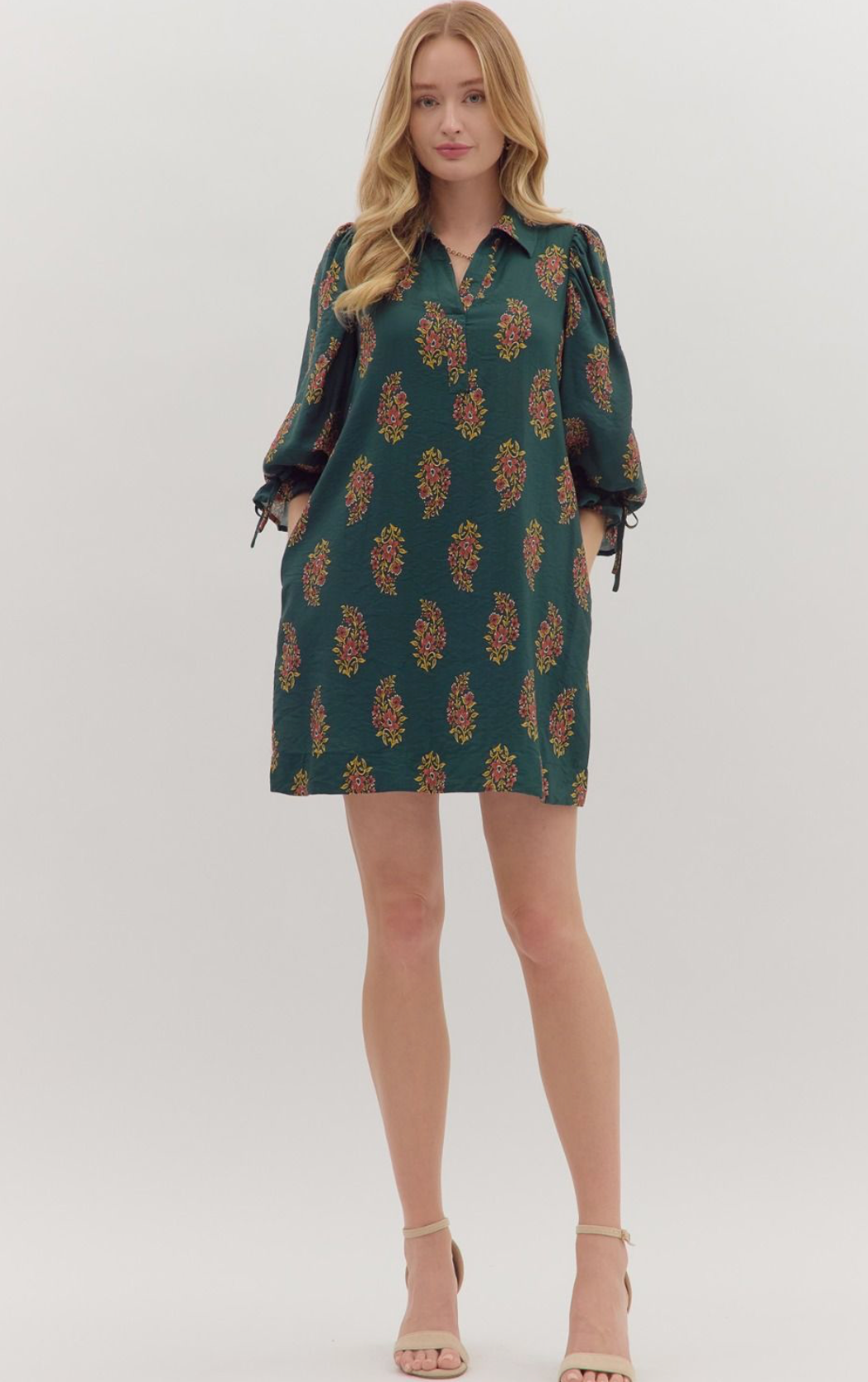 Evergreen Mini Dress