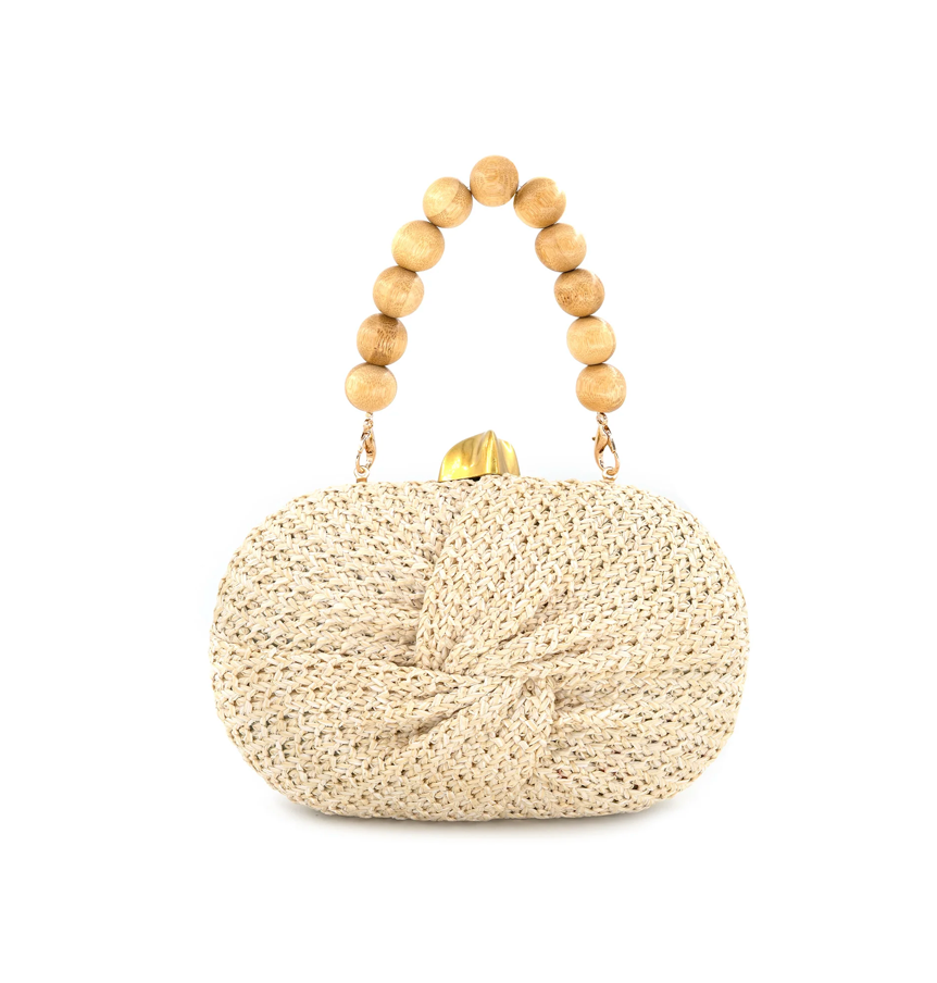 Spiral Straw Handbag