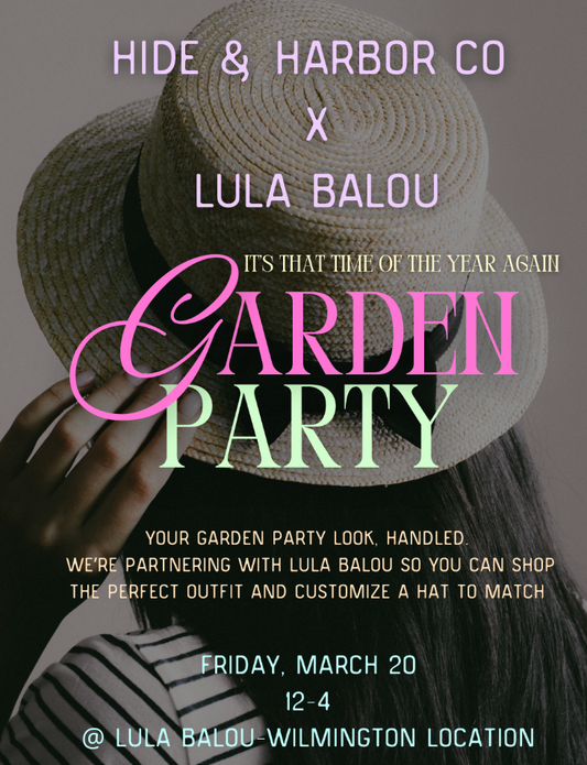 Garden Party Custom Hat Event