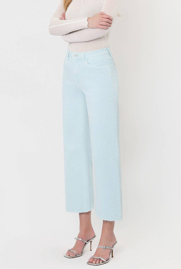 Summer Sky Cropped Denim