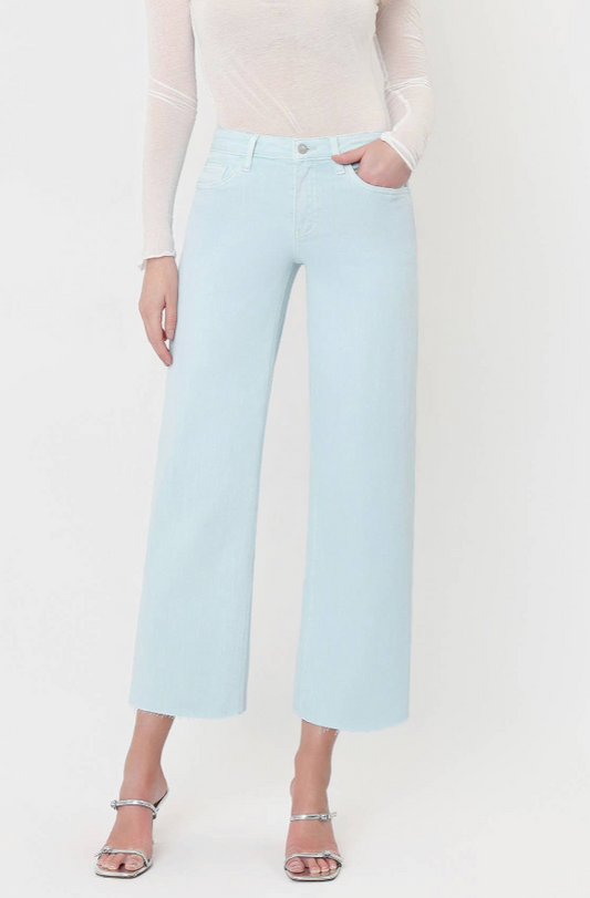 Summer Sky Cropped Denim