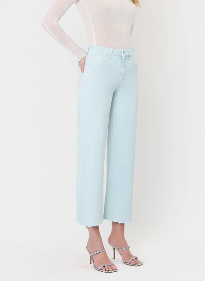 Summer Sky Cropped Denim