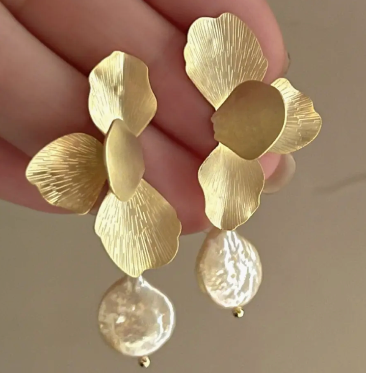 Petal Flower Earrings