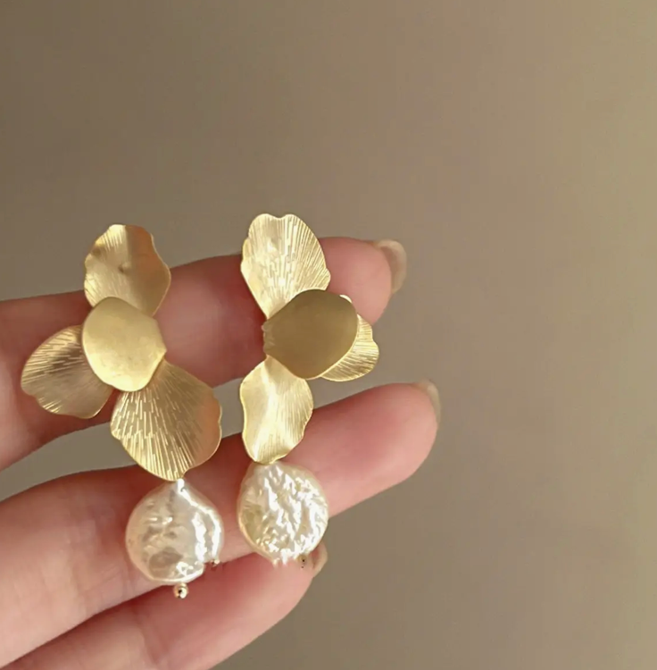 Petal Flower Earrings