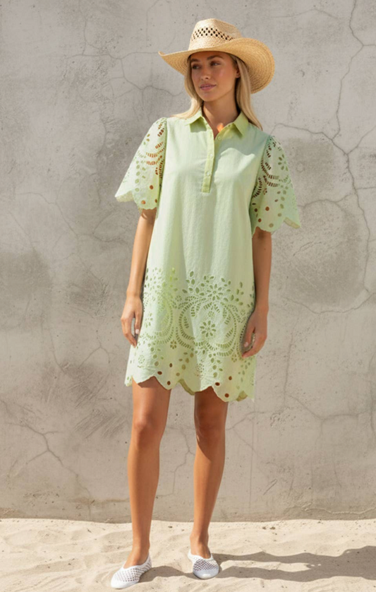 Irish Mint Mini Dress