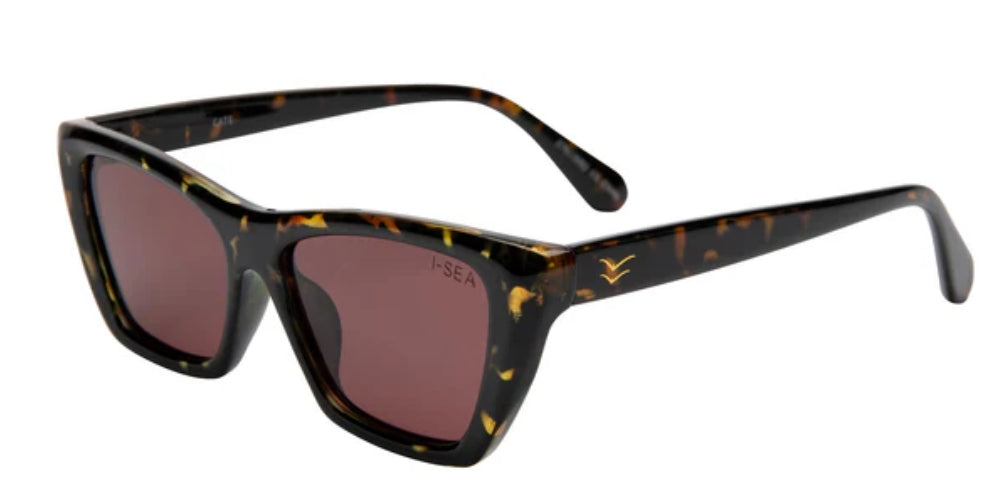I SEA CATE SUNGLASSES TORT/PLUM
