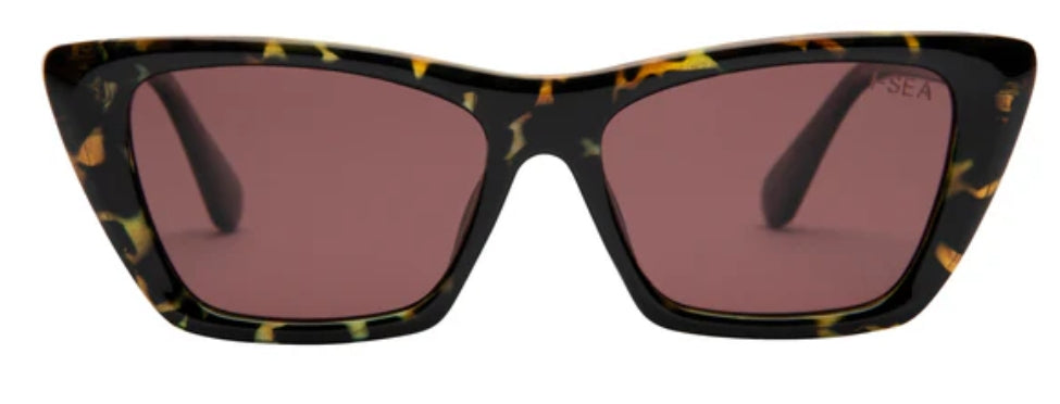 I SEA CATE SUNGLASSES TORT/PLUM