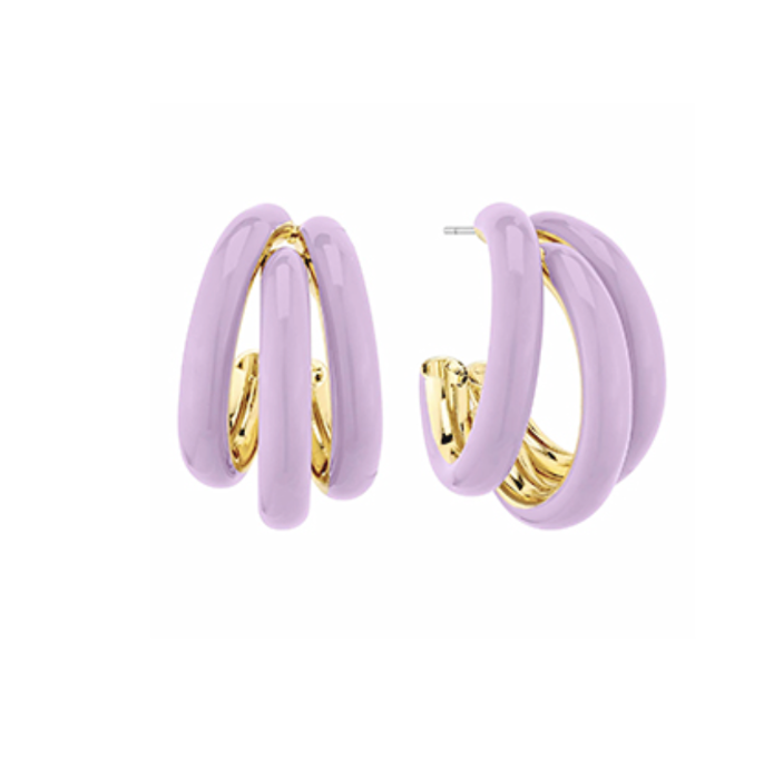 Petite Tri-Hoop Earrings - 5 Colors