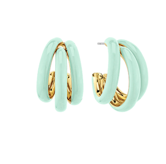 Petite Tri-Hoop Earrings - 5 Colors