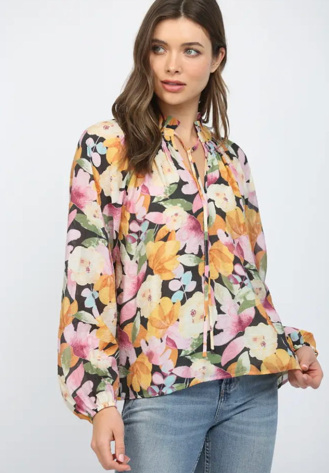Selma Floral Blouse