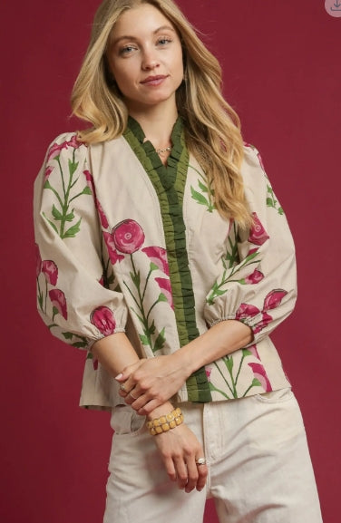 Floral Print Top