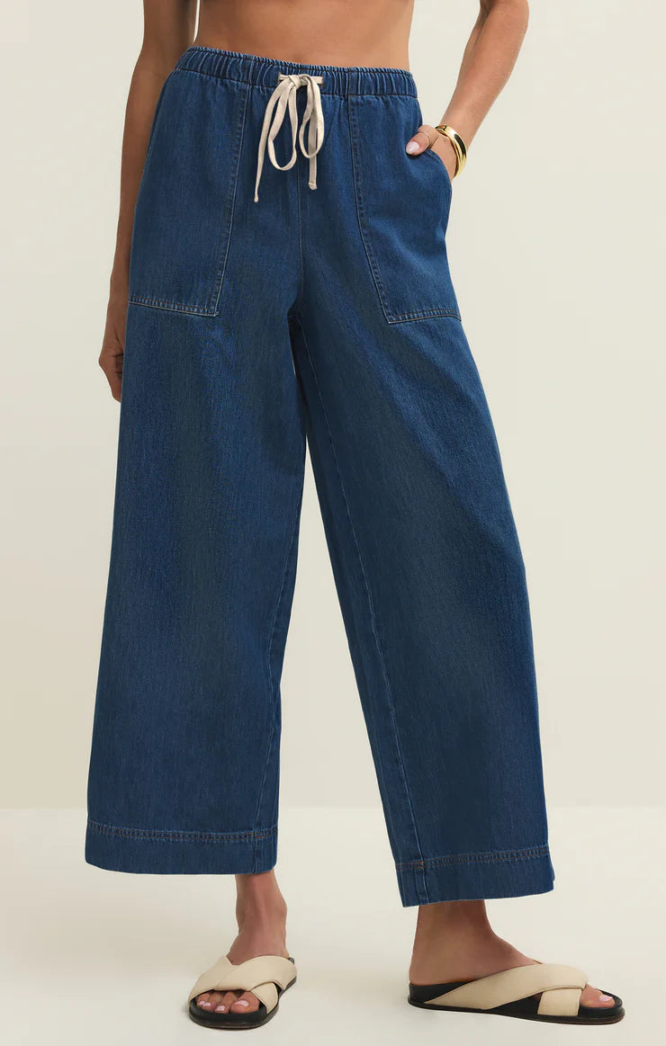 Staycation Denim Utility Pant