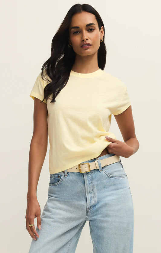 Modern Slub Tee Pineapple Yellow