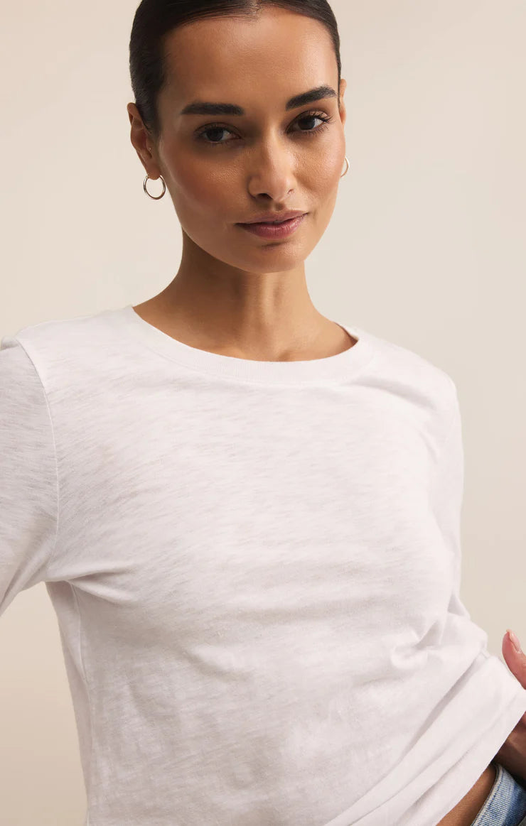 Modern Slub Long Sleeve Tee - Multiple Colors