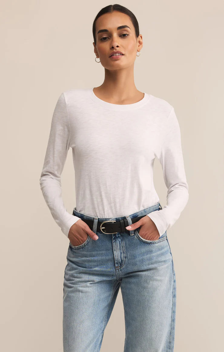 Modern Slub Long Sleeve Tee - Multiple Colors