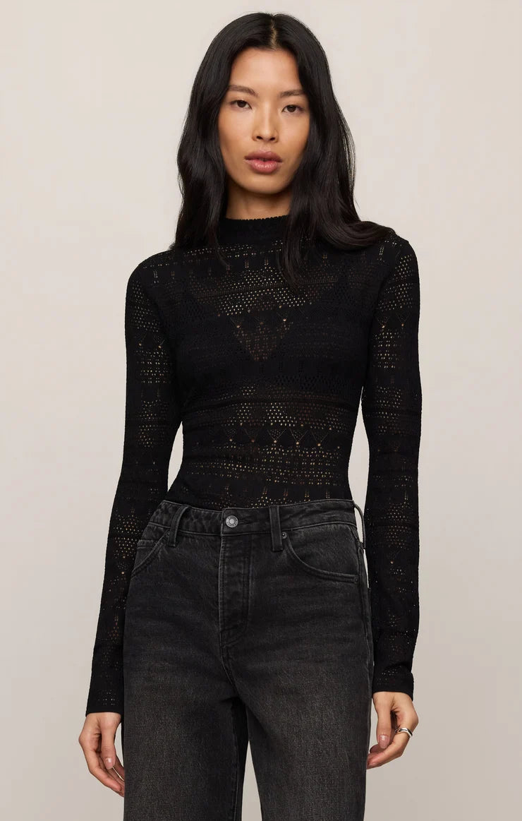 Avery Sweater Top- ECRU
