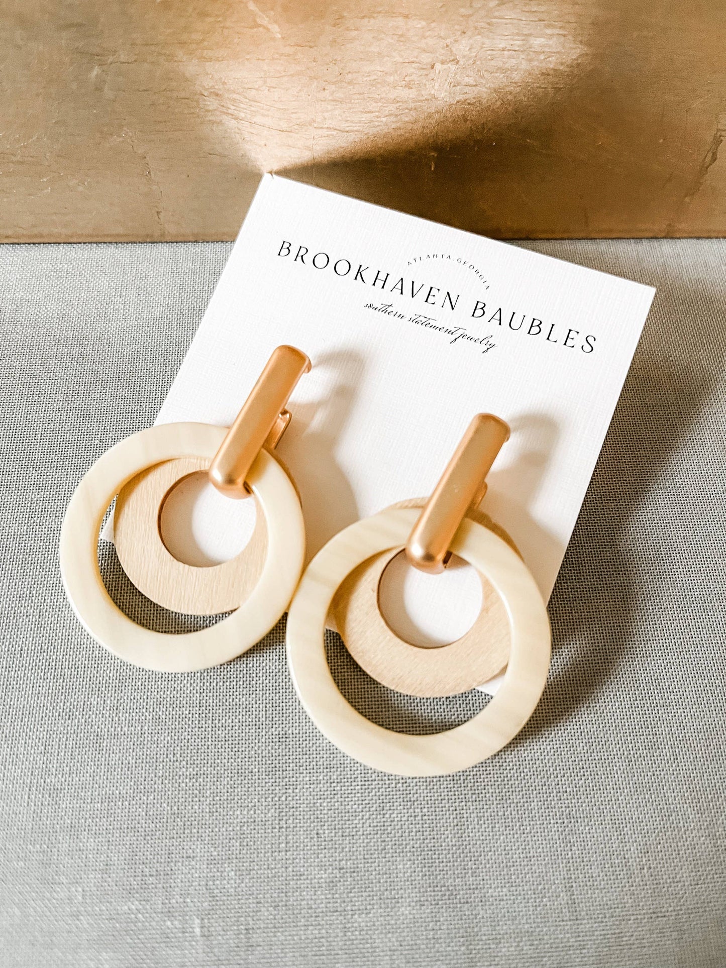 Layered Circle Earring - 4 Colors