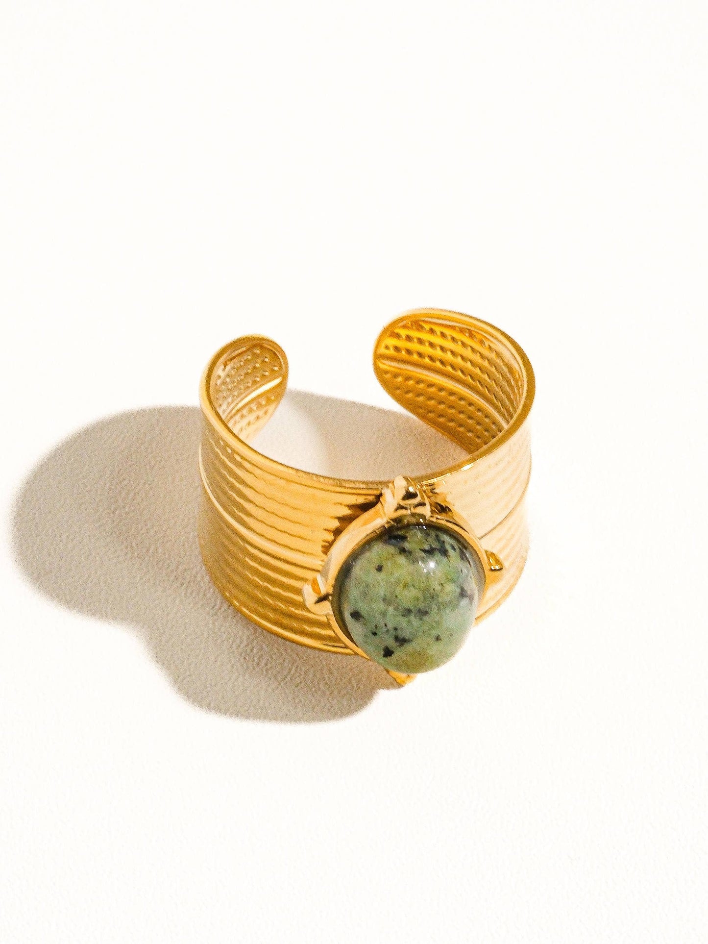 Stone Bold Adjustable Ring