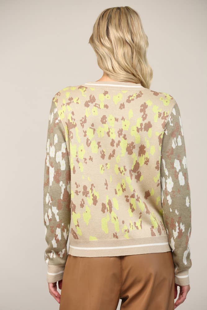 LIme Leopard Sweater