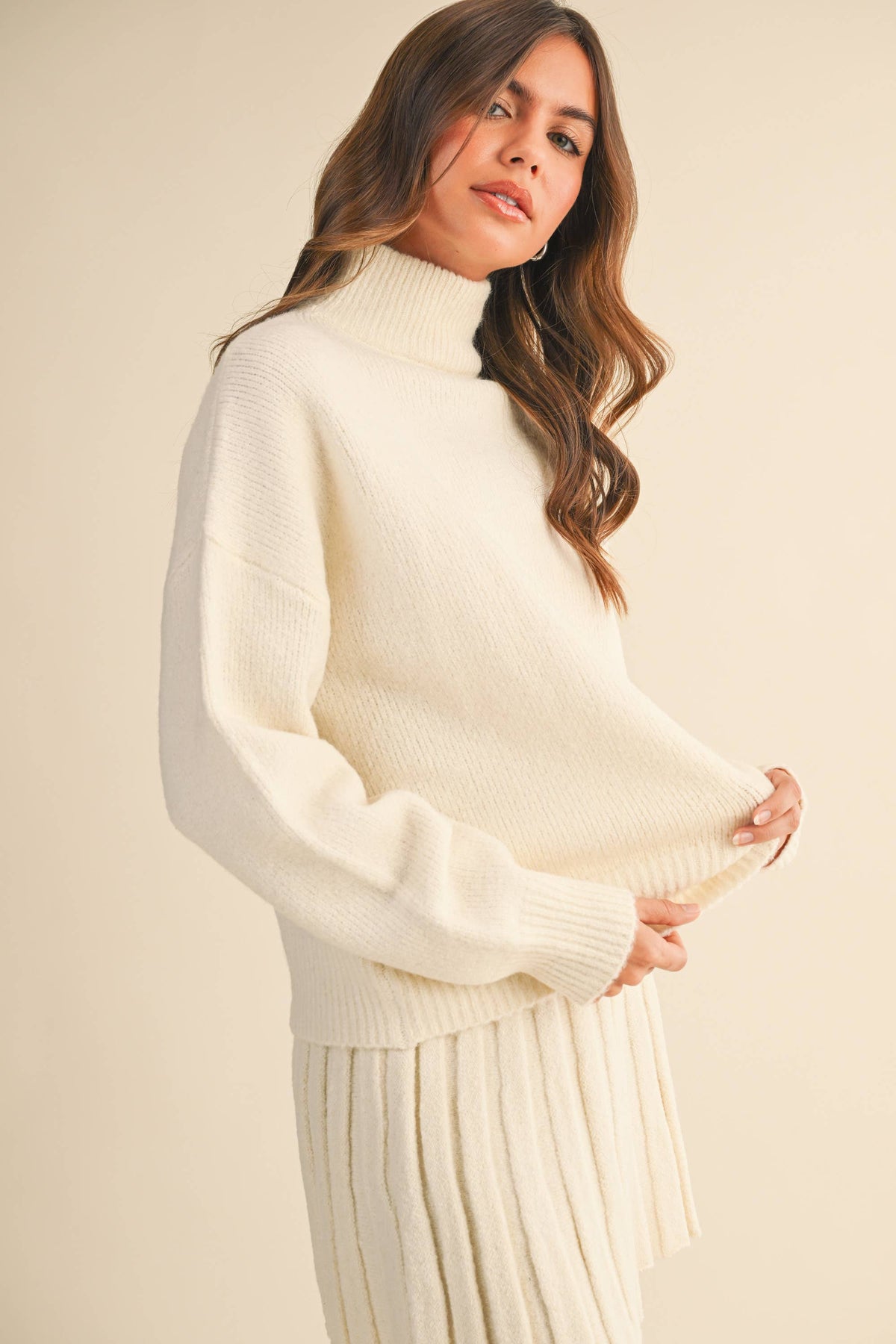 Winter White Pullover Sweater