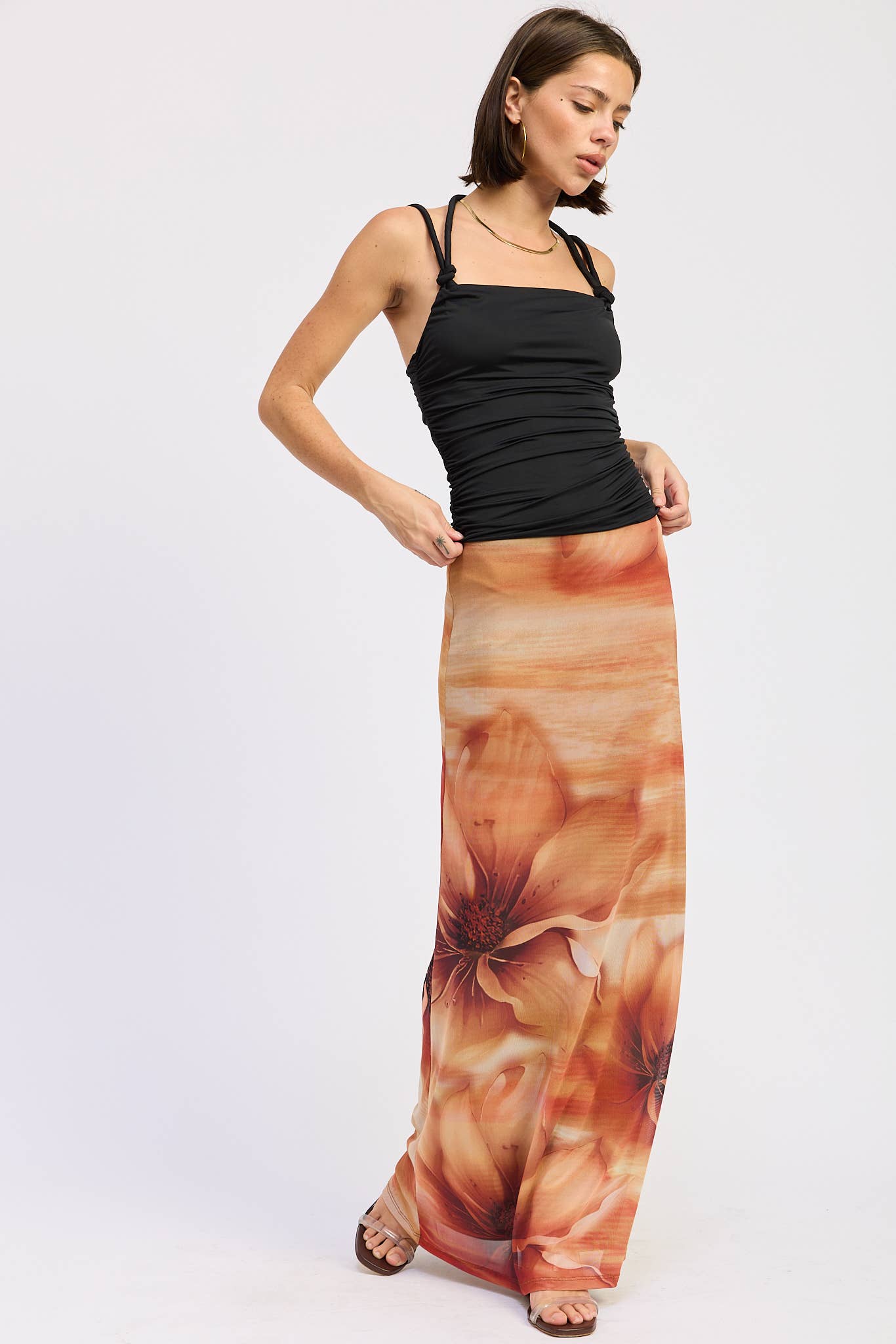 Rope Tie Halter Top