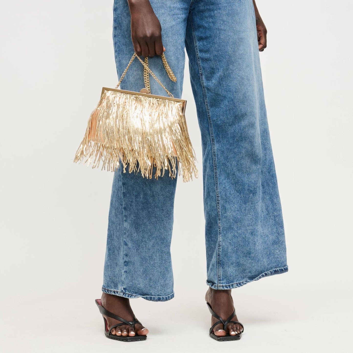 Celestia Evening Bag: Gold