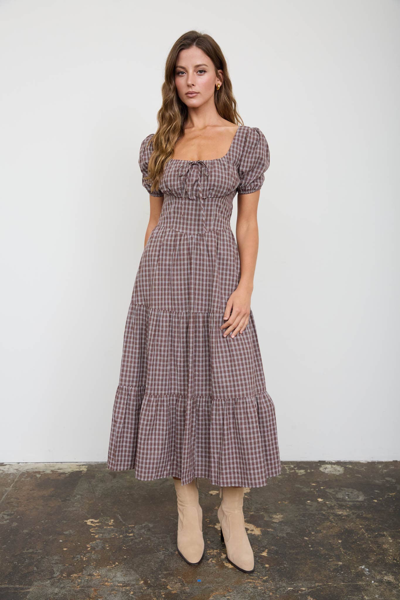 Ingall Plaid Dress