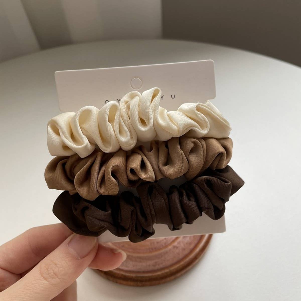 Satin Scrunchy Set