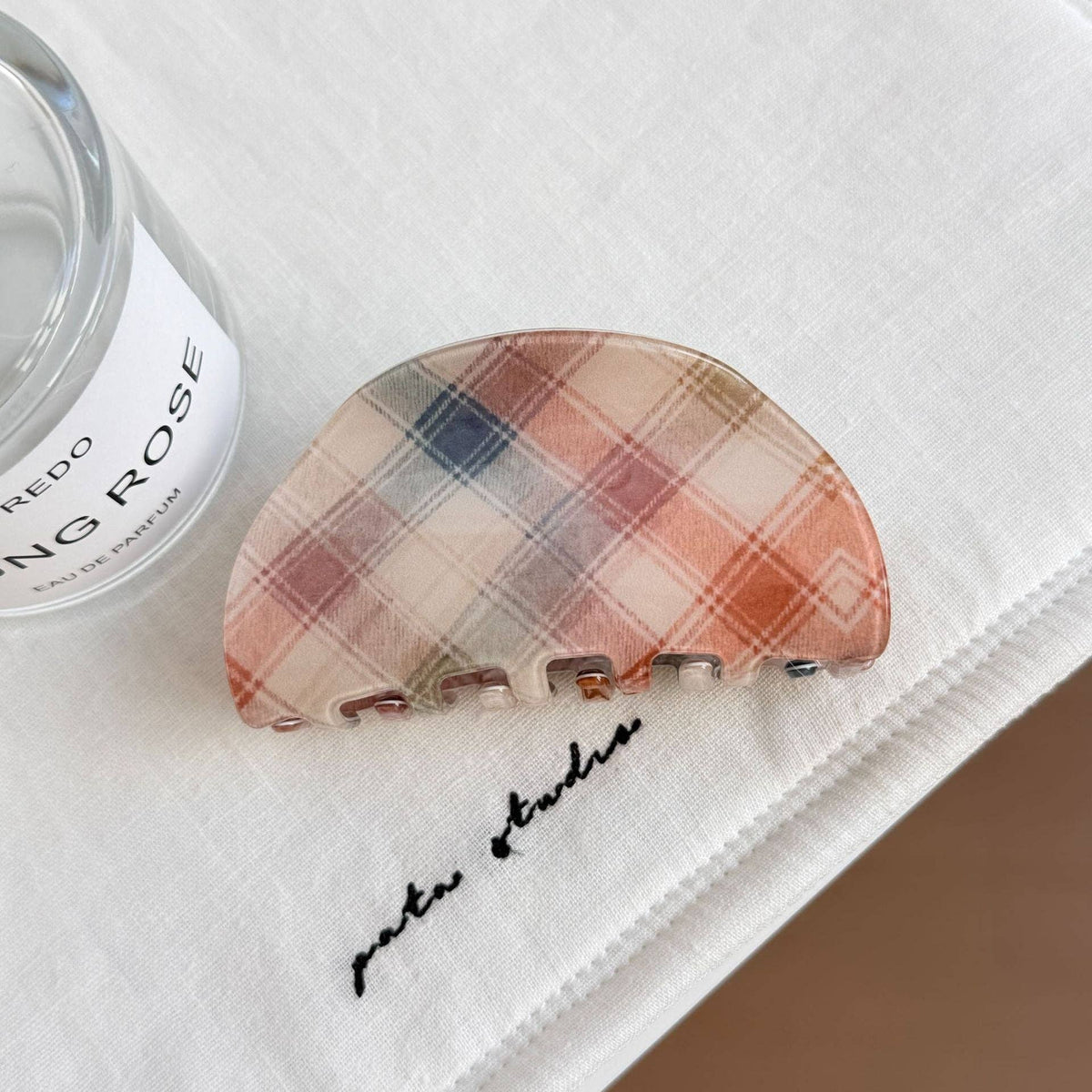 Plaid Hair Clip