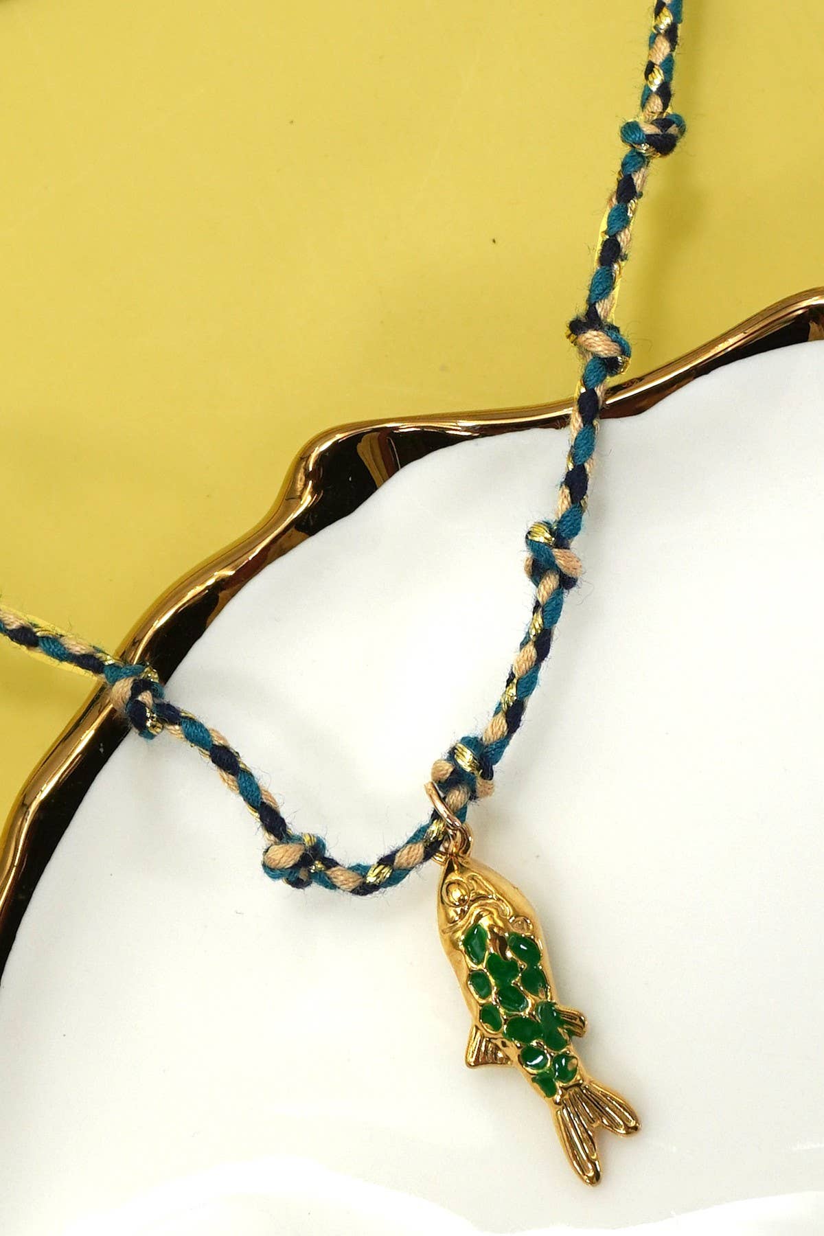 Corded Fish Necklace