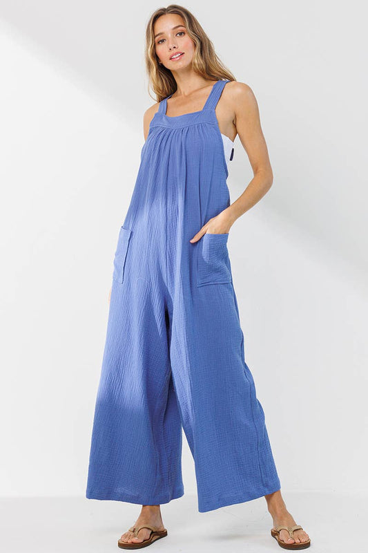 Bluewater Gauze Jumpsuit