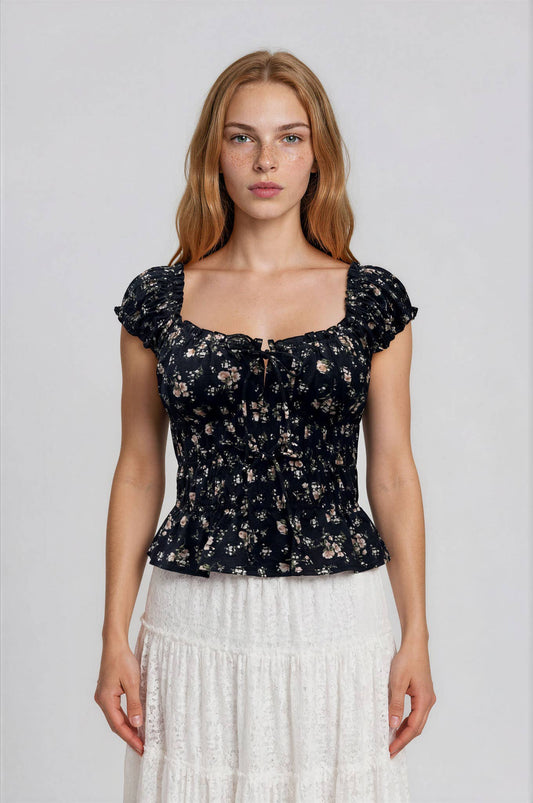 Shirred Rio Top