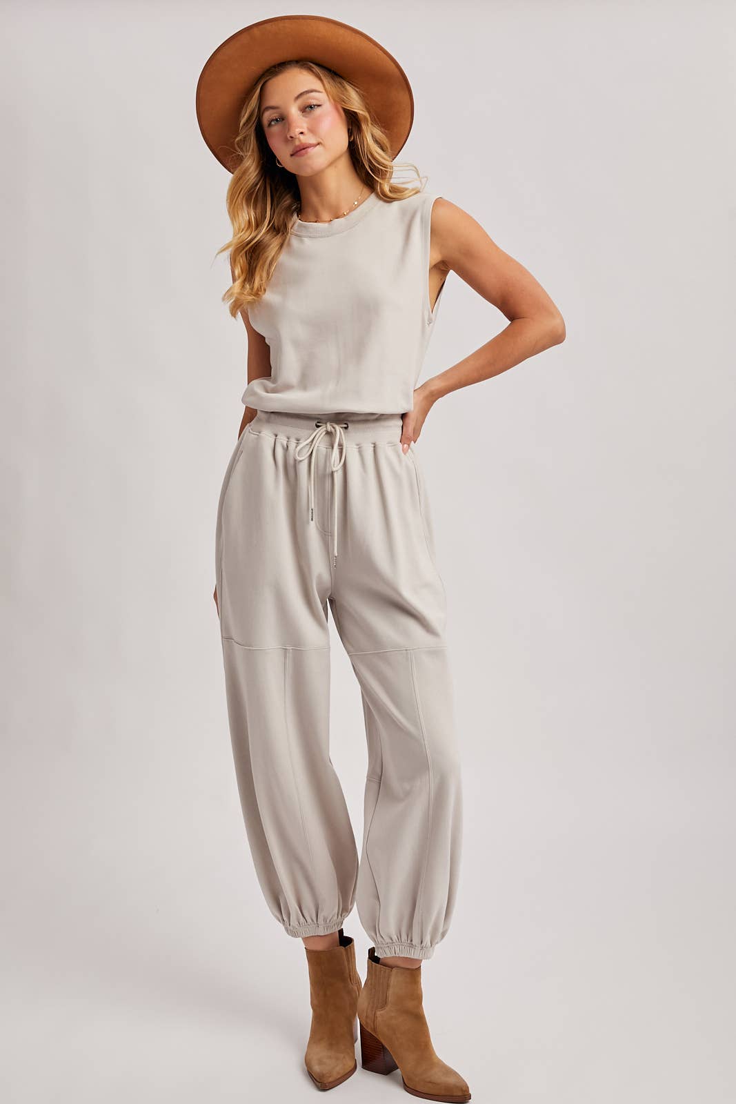 Ecru Travel Jumpsuit