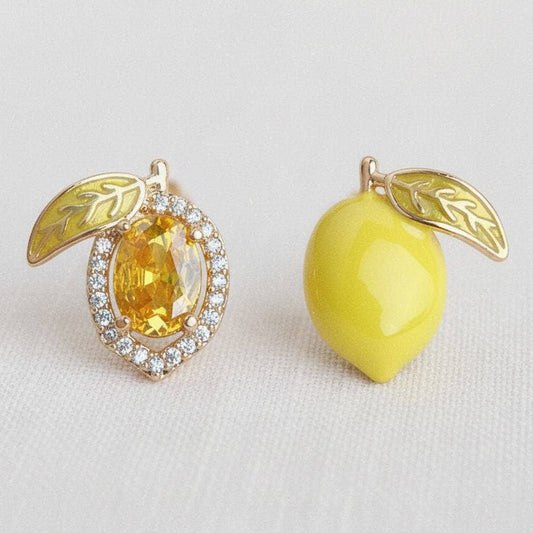Lemon Drop Stud Earrings