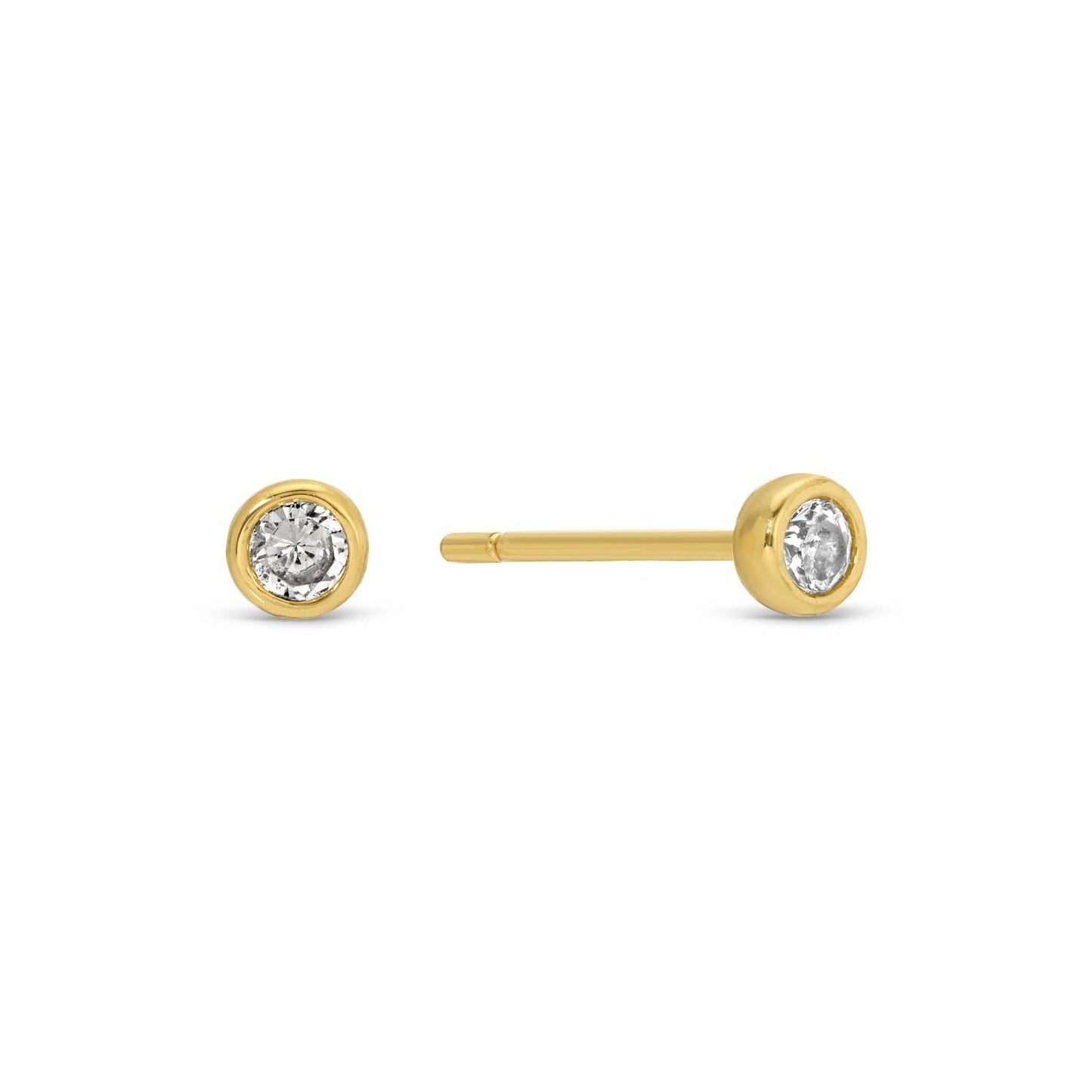 Pave Velvet Stud Gift Set: Gold
