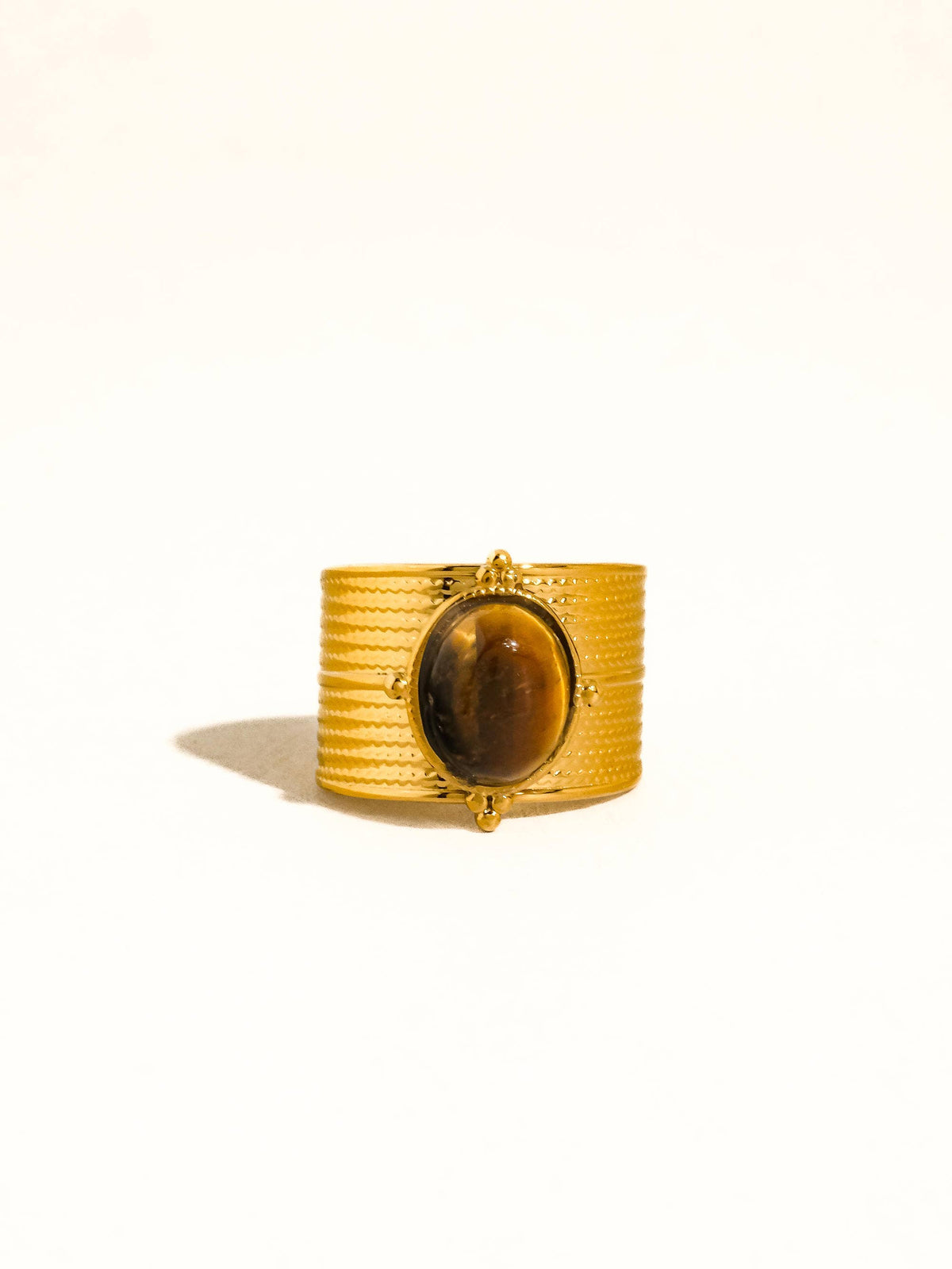 Oasis 18K Gold Adjustable Ring - 2 Colors