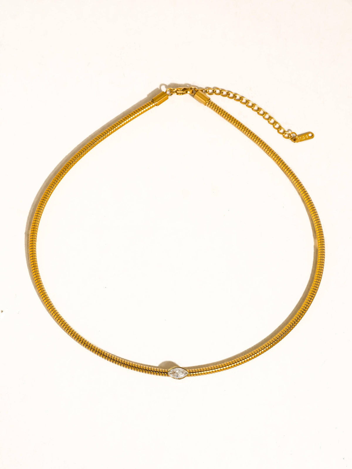 Olwen 18K Gold Marquise Chain Choker