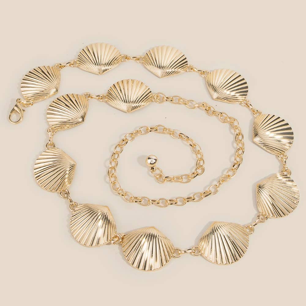 Seashell Link Chain Belt