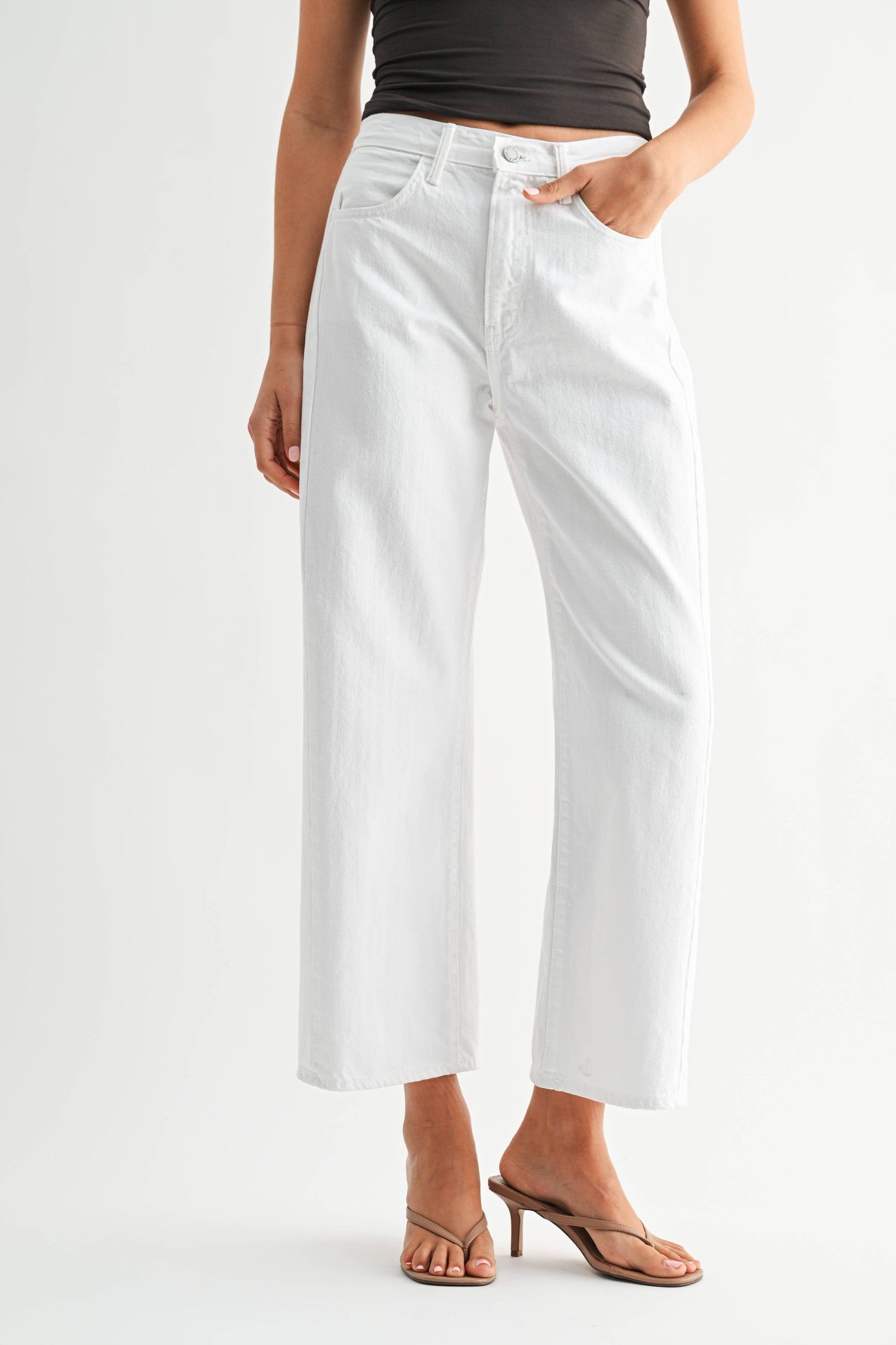 Twisted Optic Barrel Jean