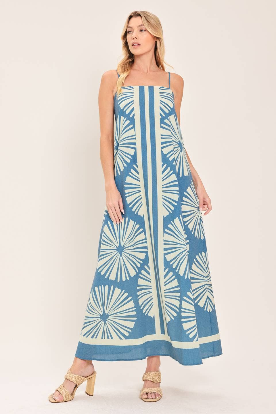 Blue Fan Maxi