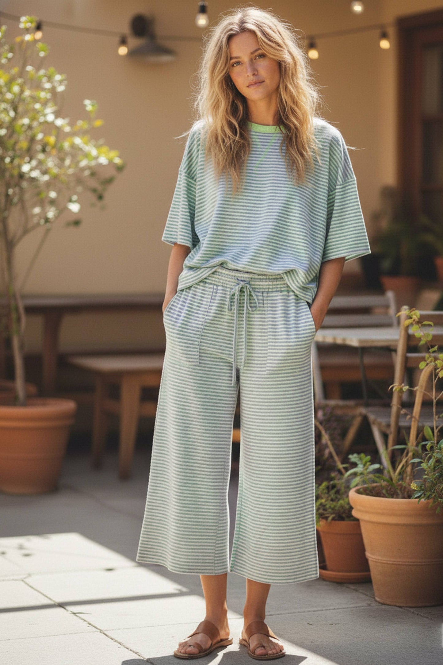 Mint to Be Striped Set